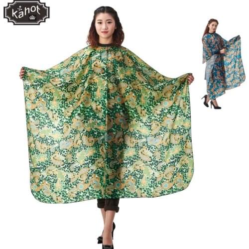Salon Professional Hair Styling Cape,Adult Hair Cutting Coloring Styling Waterproof Hairdresser Colorful Leopard Print Wai Cloth