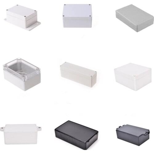 White Black New Plastic Electronic Project Box Enclosure Instrument Case DIY