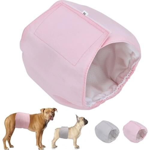 Dog Diaper Washable Female Physiological Pants Girl Dogs Underwears Shorts Soft Sanitary Panties For Small Medium Large Dogs