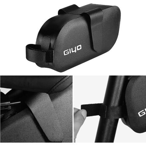GIYO Bike Saddle Bag Seat Bag Bicycle Under Seat Bag Large Capacity with Adjustable for Mountain Road Folding Bike