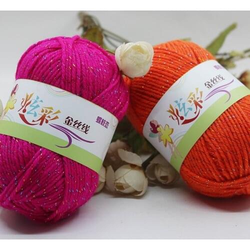 High Quality 50g/ball Acrylic Yarn For Knitting Soft Fiber Yarns For Kids Eco-friendly Dyed Newborn Soft Warm laine