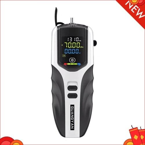 G7 Color LCD Screen fiber optic power meter OPM high precision Rechargeable ptical power meter with flash light