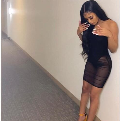 WALKSO Solid Summer Dresses