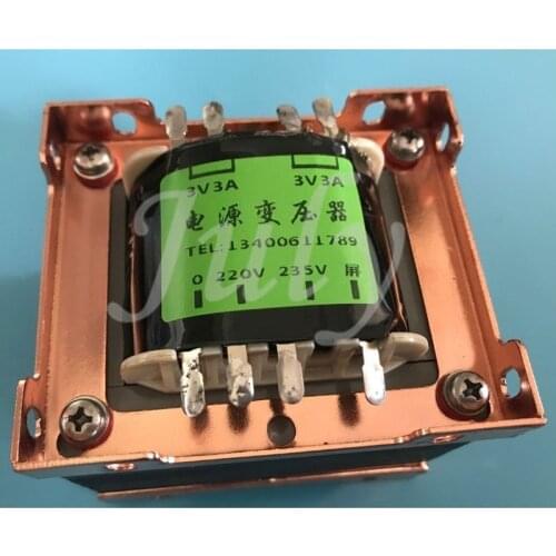 Z11EI86×50 iron core 92W tube amplifier power transformer, 0-250V-280V, double 6.3V3A + double 3V3A