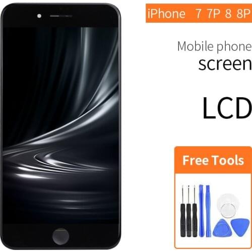 Unassembled Lcd and Full Assembly LCD Ecran For iPhone7 7P 8 8P Display Replacement 3D Touch Screen Digitizer with Front Cam