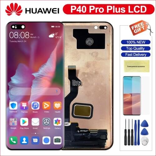 100% Original Screen For HUAWEI P40 Pro Plus Touch Screen Digitizer Assembly Part For Huawei P40 Pro+ LCD Display