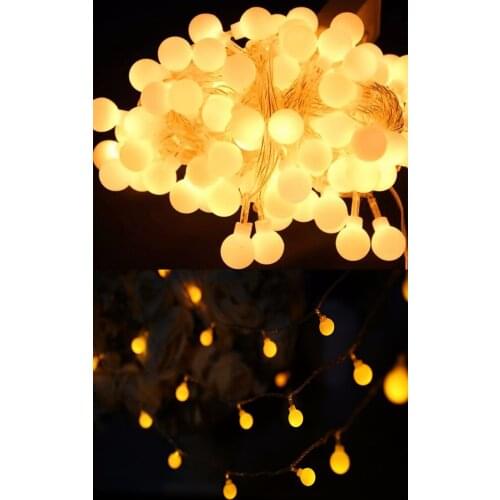 20pcs/lot Novelty Outdoor lighting LED Ball string lamps 10m 100leds 110v/220v Christmas Lights fairy wedding garden decoration
