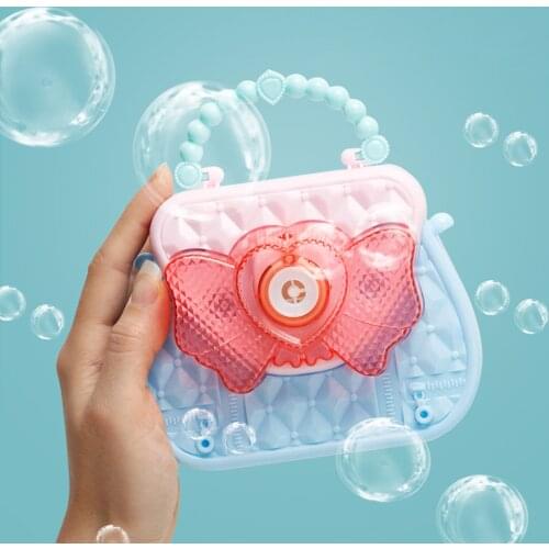 2021 Summer Soap Water Bubble Machine Electric Bubble Machine Kids Bubble Machine Automatic Bubble Blower with Lights & Music