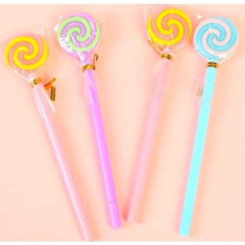 36pcs/set Factory Cute Lollipop Gel Pen Student Stationery Wholesale Lollipop Pen Factory Gel Pen Cute Stationery Wholesale