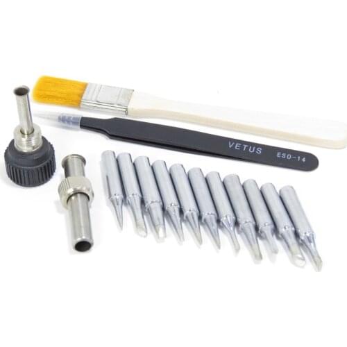 Fast shipping 13pcs /lot 900M-T Soldering iron tsui For 936 SAIKE ATTEN AOYUE KADA YIHUA Soldering Station