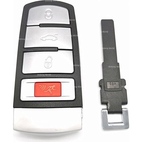 Datong World Smart Car Card Case Shell For VW Passat 2006 2007 2008 2009 2010 2011 2012 2013 Auto Smart Car Remoted Key Cover