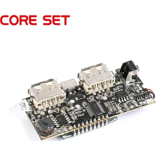 Digital LCD 5V 2A 18650 Lithium Battery Charger Board Power Regulator Module PCB Dual USB Mobile Power Bank Charge Controller