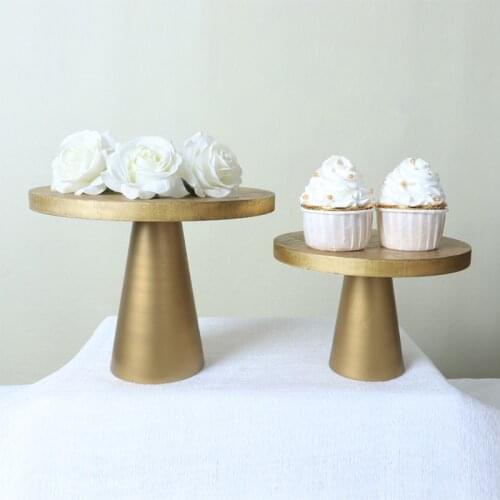 Wood Wooden Cake Display Stands Decoration for Wedding Birthday Party Food Bracket Tableware Cupcake Food Tray Plates Supplies