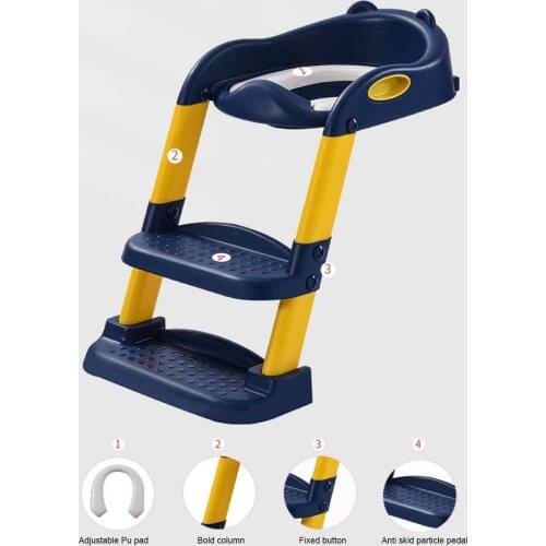 Baby Pot Potty Training Seat Child Toilet WC Urinal For Boys Kids Adjustable Step Ladder Folding Safety Chair Dropshipping
