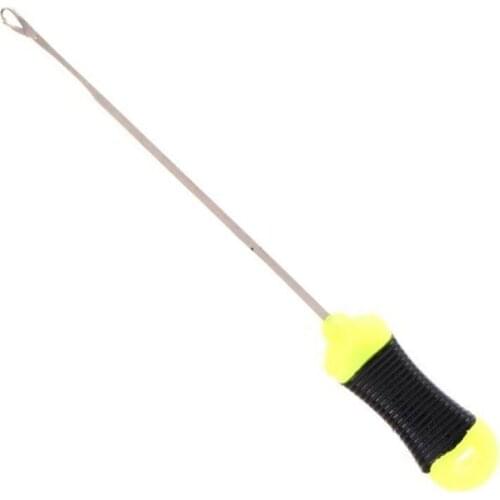 Needle Bait Tool For Carp Fishing Fishing Tackle Plastic Yellow Handle Bait Needle Black Fishing Accessories S0E7