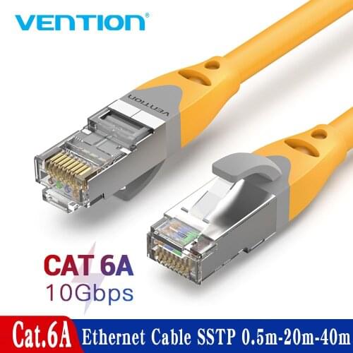 Vention CAT6A Ethernet Cable SSTP RJ45 Lan Network Cable 10 Gigabit High Speed 500MHz Cat6 a Patch Cord for Modem Router Cable