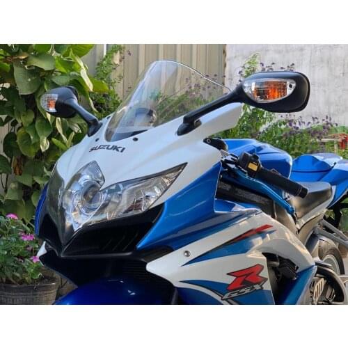 Motorcycle windshield For Suzuki GSXR 600 750 R gsxr600 gsxr750 600r 750r K8 2008 2009 2010 Black White WindScreen