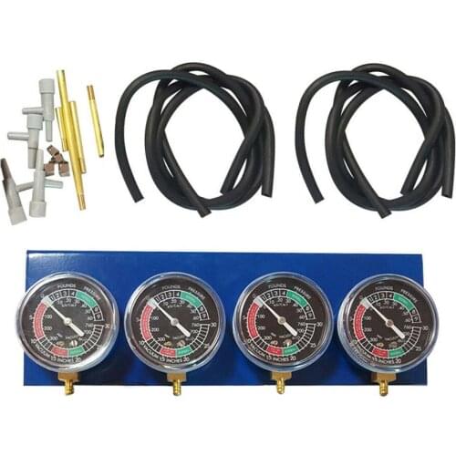 Motorcycle Fuel Vacuum Carburetor Synchronizer Vacuum Balancer Gauge 4 Cylinder For Honda Kawasaki Suzuki
