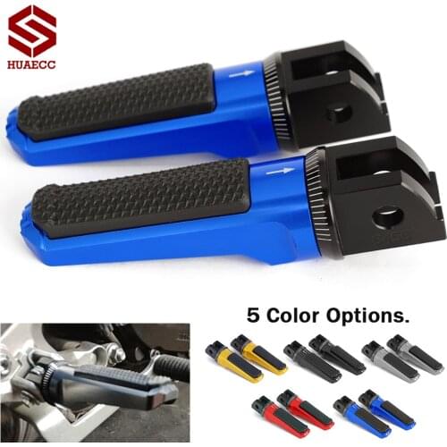 Front Footrests Foot Rests Pegs Pedals Peg for Yamaha XJ6 FZ6 FZ 6 Fazer S2 Niken SCR950 XSR700 /XTRIBUTE XSR900 XJ6 Diversion F