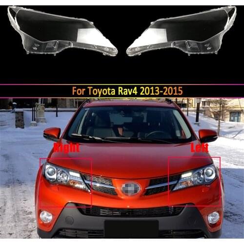 Car Headlight Lens For Toyota Rav4 2013 2014 2015 Headlamp Cover Replacement Front Auto Shell