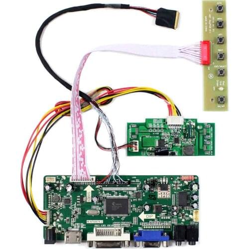 HD MI DVI VGA LCD Controller Board For 15.4inch LTN154BT08 LP154WP3 LP154WP4-TLB LCD