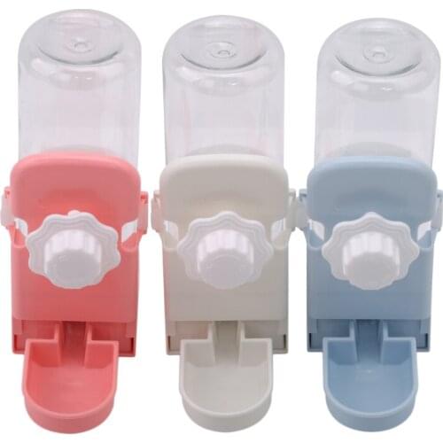 Rabbit Water Bottle 17oz Hanging Water Fountain Automatic Dispenser No Leak WaterFeeder For Bunny Guinea Pig Hedgehog Ferret