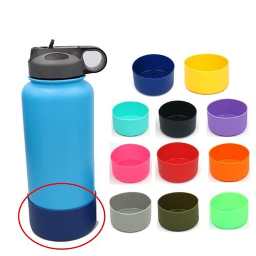 Slip-proof water bottle Silicone Bottle Boot Sleeve Anti-Slip Bottom Cover Anti Scratch Fit 32&40oz Hydro Flask Bottle accessory
