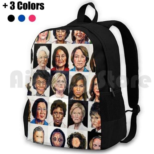 Sheroes Outdoor Hiking Backpack Riding Climbing Sports Bag Womens Feminist