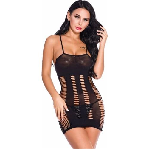 Sexy lingerie hot erotic Babydoll Teddy Halter Bodystocking Leotard Bodycon Dress plus size Sleepwear Underwear Stripper Costume