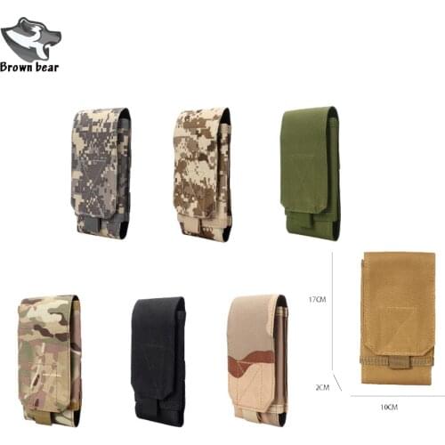 Sport Tactical Hunting Bag Molle Pouch Cell Phone Pocket Belt Phone Case Portable Hiking Waist Bag HOOK & LOOP