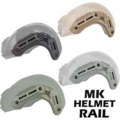 Tactical Helmet Side Rail For Fast MK Helmet Military High-quality Rail Adapter Hunting Paintball Accessories 1 Pair Mount Kit