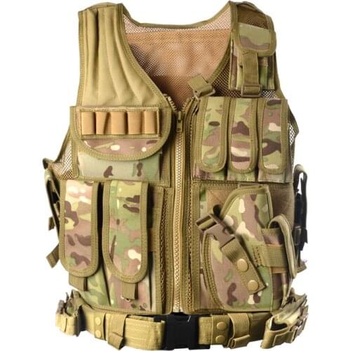 Tactical Vest Camouflage Military Body Armor Sports Wear Hunting Vest Army Swat Molle Vests New