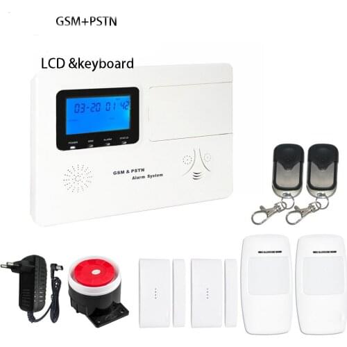 Wifi Home Alarm System Kits GSM Security Alarm Wireless Smart Home Anti Thief Security Alarm System With Remote Control