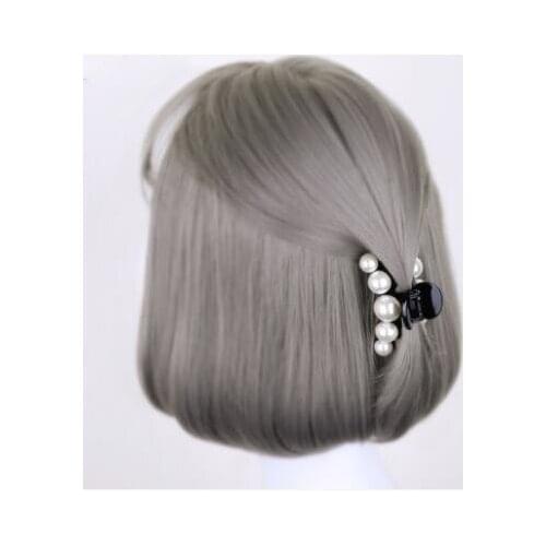 7cm Fashion Acrylic Imitation Pearls Hair Claw Woman Hair Clip Accessories Ladies Hair Ornaments