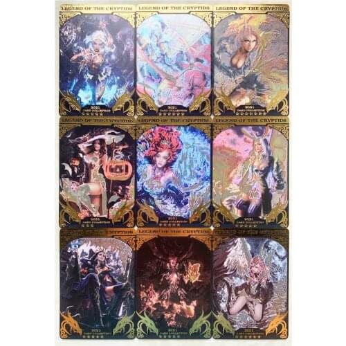 9pcs/set Legend of Cryptids No.5 Toys Hobbies Hobby Collectibles Game Collection Anime Cards