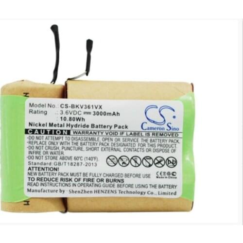Cameron Sino 3000mAh battery for BLACK & DECKER V3610 Vacuum Battery