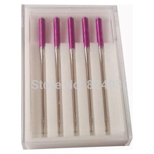 Domestic sewing needle purple tip needle size 14 avoid skipped stitch