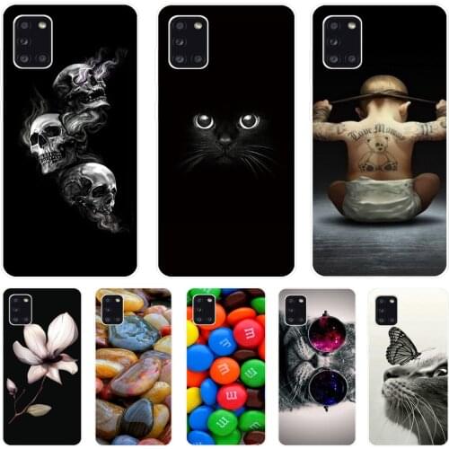 Case For Samsung Galaxy A31 Case For Samsung A31 A 31 SM-A315F 6.4" Phone Cover Silicon Soft TPU Coque Bumper full Protective