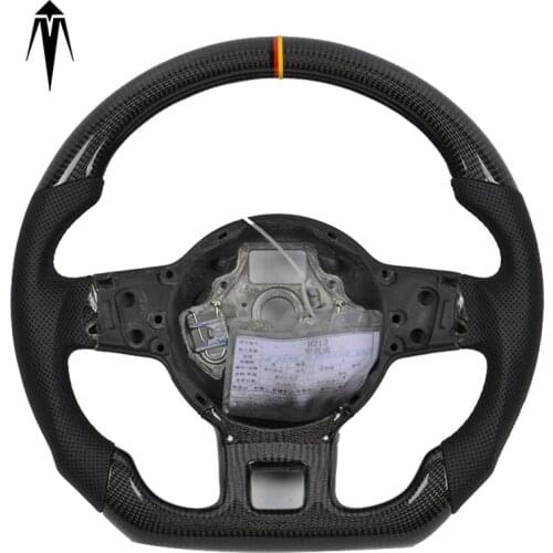 For Volkswagen Beetle Custom Alcantara led carbon fiber LED steering wheel racing wheel convertible
