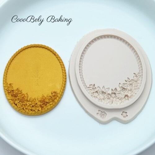 Luyou 1Pc Newest Frame Silicone Fondant Molds Cake Decorating Tools Pastry Kitchen Baking Accessories Cake Tools FM1421