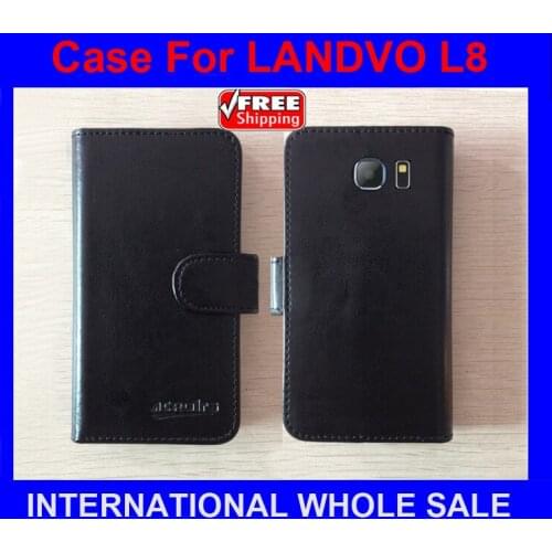 Hot! LANDVO L8 Case New 2016 items Factory Price Flip Leather Cover For LANDVO L8 Case+tracking number