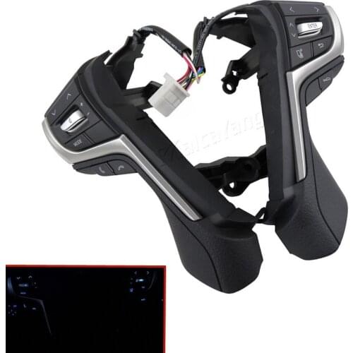 Black Color For Toyota LAND CRUISER PRADO Steering Wheel Audio Control Switch Button 84250-60440-C0 84250-60440