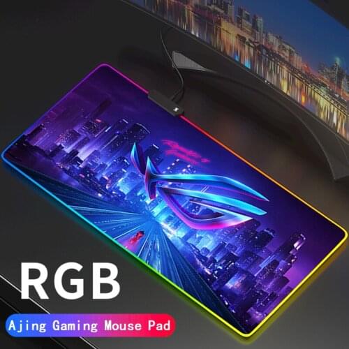 ROG Mouse Pad Cool Asus Rgb Led Republic of Gamers Notbook Gamer Laptops Mousepad Backlit Mat Gamer Decoration Wot Rug