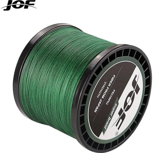 JOF 4 Strands Braided Fishing Line Multifilament 300M 500M 1000M Carp Fishing Japanese Braided Wire All For Fishing Accessories