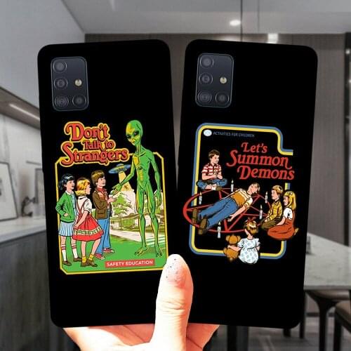 Lets Summon Demons Graphic Hallowmas Silicone Case Cover For Samsung A51 A71 A21S A01 A10 A11 A20 A30 A31 A40 A41 A50 A60 A70