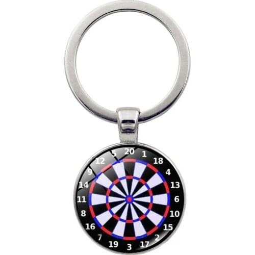 Fashion New Style Dart Target Pendant, Digital Target Keychain, Car Keychain Pendant Accessory Gift