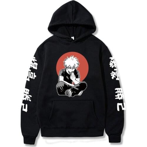 Men 's Hoodie Anime My Hero Academia Bakugou Printed Men/women Hoodie Long Sleeve Hoodies