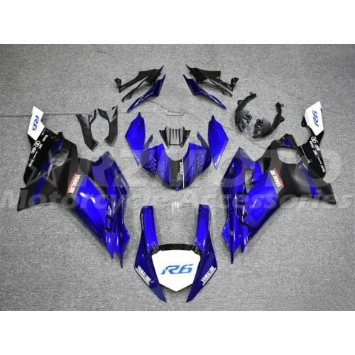 New ABS Motorcycle Fairing Kits Fit For Yamaha YZF 600 R6 2017 2018 2019 2020 R6 17 18 19 20 Bodywork Set Custom Blue Black Cool