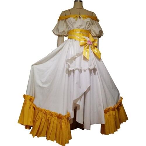 Final Fantasy XIV FF14 Spring Dress Miqo'te Cosplay Costume Outfit 4 color can choose