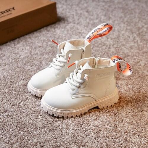 Кожаные ботинки для девочек QGXSSHI China At AliExpress